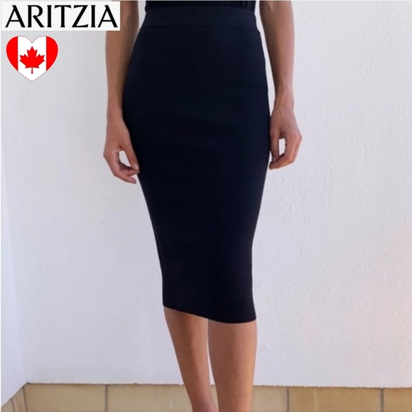 🇨🇦 Aritzia - Babaton Sculpt Tube Skirt - Picture 1 of 15
